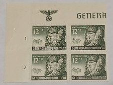 Germany Poland Stamp Third Reich Generalgouvernement Mi. #58 