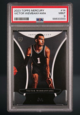 2023-24 Topps Mercury Victor Wembanyama #14 RC PSA 9 Mint Spurs LOW POP 18 🔥 picture