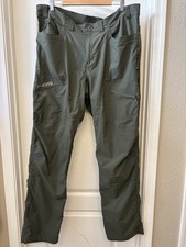 KUIU Kutana Stretch Woven Hunting Pants Ash Solid Green Men's Size 42T picture
