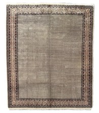Amazing Hand Knotted Vintage Badam Gul Wool Area Rug 13 x 10 Ft picture