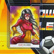 Marvel Allure Spider Woman Sketch Card 1/1 - Israel Arteaga picture