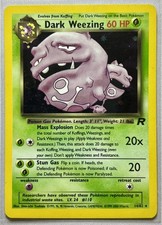 POKÉMON DARK WEEZING 14/82 TEAM ROCKET UNLIMITED HOLO RARE picture