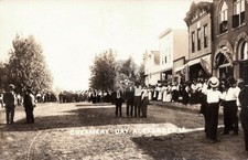 Alexander IA Iowa  c1910 Creamery Day RPPC Photo Postcard COPY picture