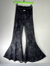NWT Killstar Elemental Mesh Flare Tarot Card Pants XS Whimsigoth Rave Goth Witch picture