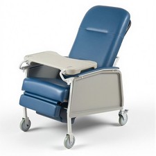 VEVOR 3-Position Geri Chair Recliner 500LBS Capacity Reclining Geri Chair picture