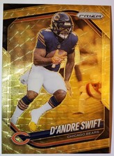 2025 Panini Prizm D'Andre Swift Gold Vinyl 3/5 Bears picture