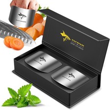 Protectores de dedos de chef para cortar con caja de regalo,2 piezas protectores picture