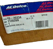 GM #1135269 ACDELCO #15-20334 A/C COMPRESSOR ASM BUICK OLDS PONTIAC 1997-2005 picture