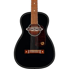 Gretsch Guitars Jim Dandy Deltoluxe Parlor Acoustic-Electric Guitar Black Top picture