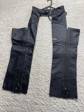 Harley Davidson leather chaps Women’s M Pristine Condition EUC picture