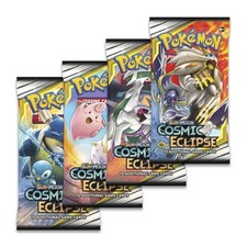 Pokémon Sun & Moon Cosmic Eclipse Booster Pack Art Set, Brand New Factory Sealed picture