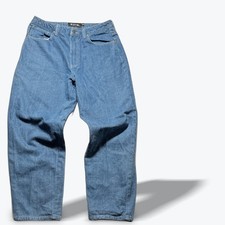 Quasi 102 Jeans Baggy Denim Mens 32 Blue Medium Wash Skateboarder Streetwear picture