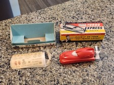 Vtg Rare HO 1957 Atlas Athearn Turbo Express Rails Racer w/ original Box WORKS picture