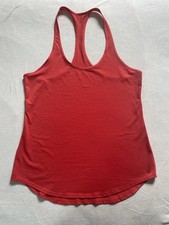 Lululemon Women's S Red Racerback Tank Top Scoop Neck Sleeveless Yoga picture