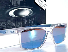 Oakley EXCHANGE SUN Shiny Clear POLARIZED PRIZM H2O Blue Lens Sunglass 9483-03 picture