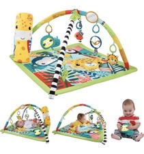 Fisher Price 3 in 1 Rainforest Baby Gym with Music Lights and Repositionable ... picture