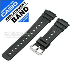 Genuine Casio Black Soft Rubber Watch Band Strap - G-Shock GW-5000 Made in Japan picture