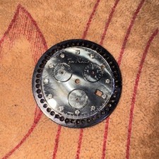 🔥 Genuine Joe Rodeo Diamond Mother of Pearl Chronograph Dial Swiss Made OEM picture