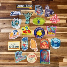 dutch bros stickers 2020-2024 picture
