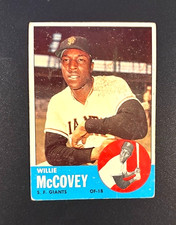 1963 Topps Willie McCovey #490 San Francisco Giants HOF Vintage Baseball Card Ra picture