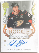 2023-24 UD The Cup Rookie Autograph Tristan Luneau /36 Anaheim Ducks picture