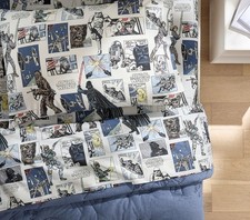 FLASH SALE✅Pottery Barn KidStar Wars™ Heritage Glow-in-the-Dark Cotton Sheet Set picture