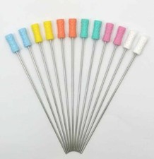 Bag of 25 Hourglass Metal Natural Hair Pins (4.5 inches long)  picture