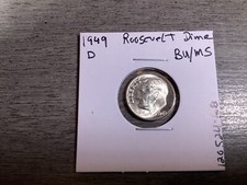 1949 D Roosevelt Silver Dime in BU Condition from Denver Mint 120524 68td picture