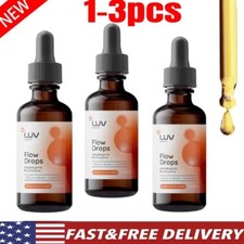 1-3X LUV Health Flow Drops Adaptogen Mushroom Blend-Peach Watermelon Flavor- US picture