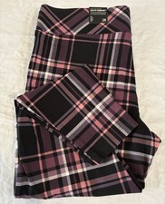 NWT Torrid Pixie Slim Fix Pull On Pants Womens Size  2=2XL Burgundy & Pink picture