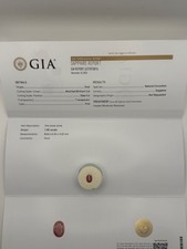 GIA Certified Pink‑Reddish Sapphire 1.85ct • Oval Cut • Collector’s Estate Gem picture