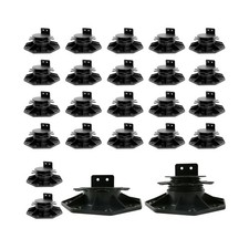 24Pack Adjustable Deck Support Pedestal, Plastic Adjustable Deck Foundation B... picture