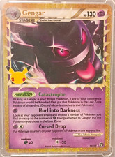 Nintendo Pokemon TCG Gengar Prime Holo 94/102 HGSS 2010 Stage 2 HP 130 picture