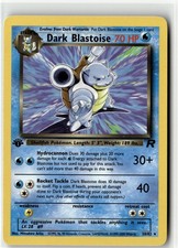 Dark Blastoise (20) Rare Team Rocket 20/82 1st Edition NM picture
