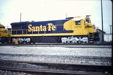 ATSF 8751 may89 kodachrome train photo slide 35mm picture