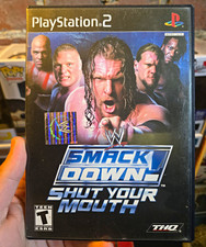 THQ WWE SmackDown Shut Your Mouth PS2 Manual Included T Teen NTSC-U/C 2002 picture
