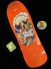 SUPER RARE Jason Jessee Suicidal Skates Orange Flakes Dogtown Skateboard Deck picture