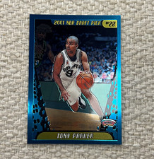 Topps Chrome 2001-02 Tony Parker Rookie Draft Pick #155 San Antonio Spurs picture