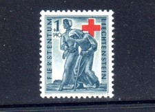 Liechtenstein Semi-Postal 1945 Scott# B17  Unused VF picture