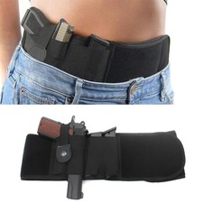 Tactical Belly Band Holster Concealed Carry Pistol Hidden Gun Belt Waist Holster picture