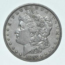 XF 1897-O Morgan Silver Dollar (1 coin) picture