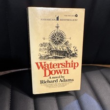 Richard Adams Watership Down Paperback Fiction Avon Books 1975 First Printing picture