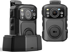 BOBLOV B4K5 4K Body Camera GPS Police Camcorder Audio Video Record 128GB/256GB picture