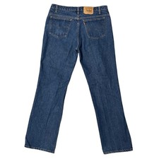Vintage Levi’s 517 Jeans Orange Tab 34x31 Bootcut Dark 40517 0215 80s Canada picture