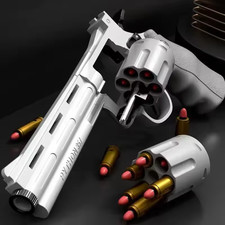 Magnum Zp-5 357 Long Alloy Revolver Soft Bullet Toy Pistol Boy Simulation Toy picture