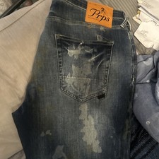 PRPS Men's Warlock Drop Indigo Skinny Jeans $268 Size 40 New picture
