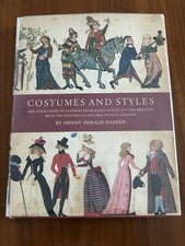 COSTUMES and STYLES 1956 Hardcover by Henny Harald Hansen picture