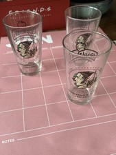Rare UND Fighting Sioux Engelstad Arena 2001-02 Pint Glass Lot of 3 Applebee's picture