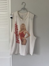 VTG Thrashed  Burn Out Baywatch 2015 Cut Cotton Shirt L picture