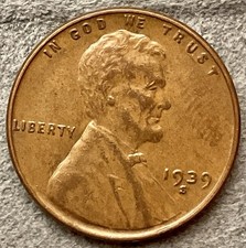 1939-S   Lincoln Wheat Cent - [XF EF] Extremely Fine - High Grade ~ B999 picture